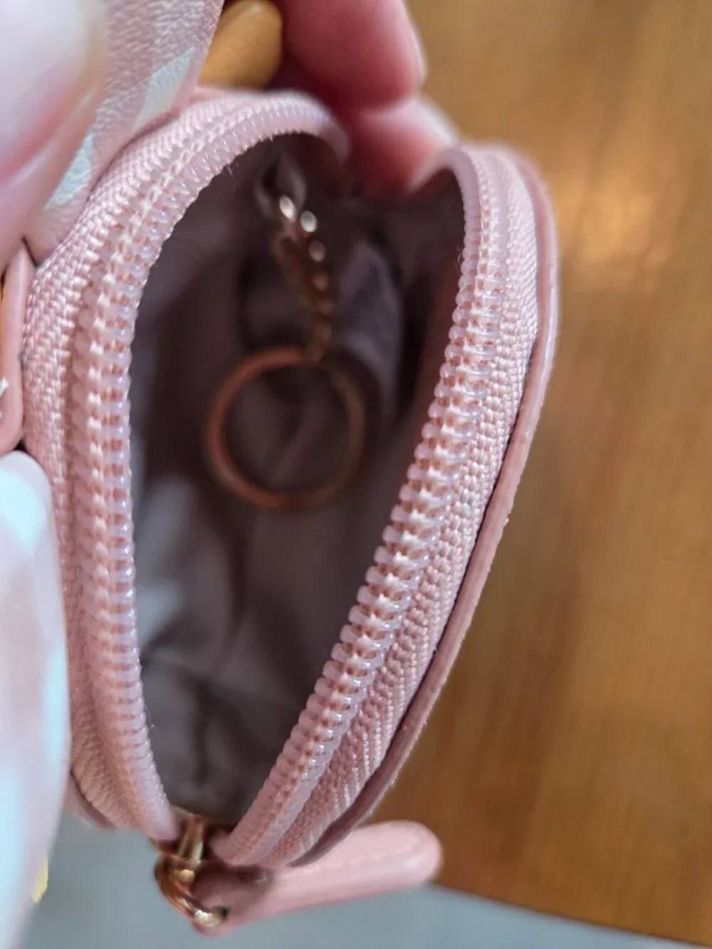 LC Lauren Conrad Whimsical Bunny Coin Purse with Keychain NWOT